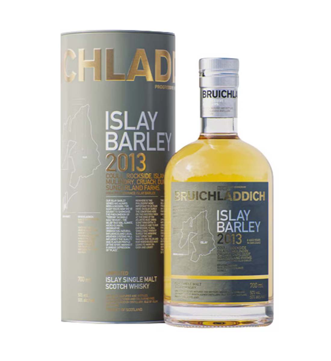 Bruichladdich Barley Islay Single Malt Scotch Whisky 0.7L